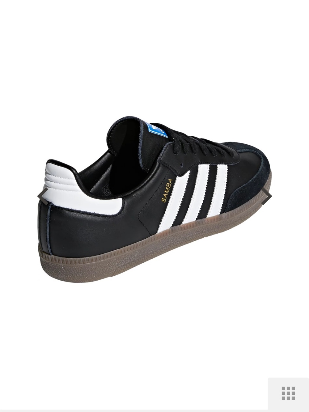 adidas Samba Leather OG in Black
